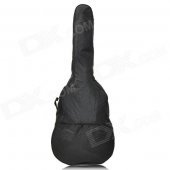 Water Resistant Oxford Cloth Bag for Wooden Guitar - Black