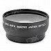 52mm 0.45X Wide Angle + Macro Conversion Lens - Black 52mm 0.45X Wide Angle + Macro Conversion Lens - Black