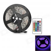 JR-5050 Waterproof 72W 4500lm 300-5050 SMD LED RGB Light Strip w/ Remote Controller (5m / DC 12V)