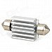 Festoon 36mm 2W 102lm 7000k 6-SMD 5050 LED White Light Car Indicator Lamp - Silver (DC 12V / 24V) Festoon 36mm 2W 102lm 7000k 6-SMD 5050 LED White Light Car Indicator Lamp - Silver (DC 12V / 24V)