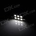 Festoon 36mm 2W 102lm 7000k 6-SMD 5050 LED White Light Car Indicator Lamp - Silver (DC 12V / 24V) Festoon 36mm 2W 102lm 7000k 6-SMD 5050 LED White Light Car Indicator Lamp - Silver (DC 12V / 24V)