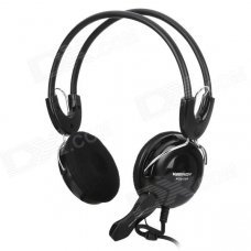 KEENION KOS-588 Wired Stereo Headset Headphones w/ Microphone - Black (3.5mm Plug) KEENION KOS-588 Wired Stereo Headset Headphones w/ Microphone - Black (3.5mm Plug)