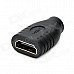 Micro HDMI Female to HDMI Female Adapter - Black Micro HDMI Female to HDMI Female Adapter - Black