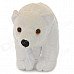 Emulational Polar Bear Doll - White