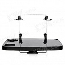 Multi-Functional Car Seat Back Folding Desk for Computer / Drink - Black Multi-Functional Car Seat Back Folding Desk for Computer / Drink - Black