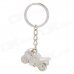 Motorcycle Zinc Alloy Keychain - Silver