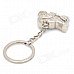 Motorcycle Zinc Alloy Keychain - Silver