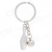 Bowling Zinc Alloy Keychain - Silver