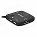 HD-059 Combo USB 2.0 3-Port Hub + M2 / MS / TF / SD Card Reader - Black (55cm-Cable / Max 1TB) HD-059 Combo USB 2.0 3-Port Hub + M2 / MS / TF / SD Card Reader - Black (55cm-Cable / Max 1TB)