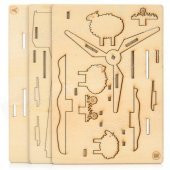 3D Puzzle Solar Turbine Educational DIY Toys