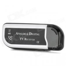 MN01 USB 2.0 DVB-T and Analog TV Receiver w/ Antenna / Remote Control - Black + White MN01 USB 2.0 DVB-T and Analog TV Receiver w/ Antenna / Remote Control - Black + White