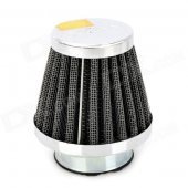 39mm Diameter Steel Wire Mesh Air Filter for Motorcycle / Off-road Vehicle - Silver + Black