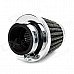 39mm Diameter Steel Wire Mesh Air Filter for Motorcycle / Off-road Vehicle - Silver + Black 39mm Diameter Steel Wire Mesh Air Filter for Motorcycle / Off-road Vehicle - Silver + Black