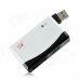 SSK SCRM-010 USB 2.0 TF / SD / MS / CF Card Reader - Black + White SSK SCRM-010 USB 2.0 TF / SD / MS / CF Card Reader - Black + White