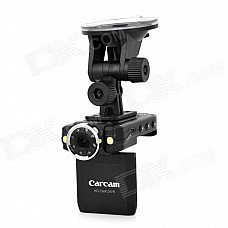 Borui K3000 2" TFT LCD 1080p 3.0MP Wide Angle Car DVR Camcorder w/ TF / HDMI / Night Vision - Black