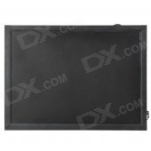 430-G 17" Tempered Glass Electronic Flashing Illuminated Erasable LED Message Writing Board - Black
