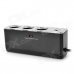 3-Socket USB Car Cigarette Lighter Charger - Black (12-24V) 3-Socket USB Car Cigarette Lighter Charger - Black (12-24V)