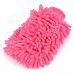 MH-M01 Double-Face Microfiber Car Wash Mitt - Rose Red MH-M01 Double-Face Microfiber Car Wash Mitt - Rose Red