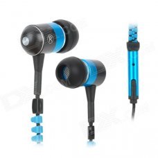 KingTime KT-11Bzip Noise-isolation Stylish In-Ear Earphones - Blue + Black (3.5mm Plug / 120cm) KingTime KT-11Bzip Noise-isolation Stylish In-Ear Earphones - Blue + Black (3.5mm Plug / 120cm)