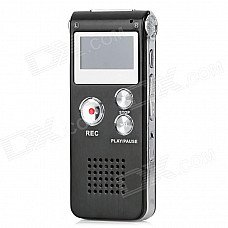 GH-609 Digital Voice Recorder - Black + Silver GH-609 Digital Voice Recorder - Black + Silver