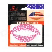 Temporary Lip Tattoo Sticker - Pink