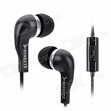 BSBESTE BSB-125 3.5mm Plug In-Ear Earphones w/ Microphone - Black BSBESTE BSB-125 3.5mm Plug In-Ear Earphones w/ Microphone - Black