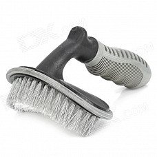 Car Tire Wheel Cleaning Washing Brush Tool - Grey + Black Car Tire Wheel Cleaning Washing Brush Tool - Grey + Black