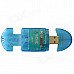 kawau C206 Ceramic Printing Pattern High Speed USB 2.0 SDHC / SD - Blue kawau C206 Ceramic Printing Pattern High Speed USB 2.0 SDHC / SD - Blue