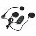Motorcycle Helmet Bluetooth V2.0 Headset - Black Motorcycle Helmet Bluetooth V2.0 Headset - Black