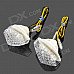 DIY 2.25W 120lm 15-LED Yellow Light Motorcycle Decoration Turn Signal Lamp (2 PCS / 12V) DIY 2.25W 120lm 15-LED Yellow Light Motorcycle Decoration Turn Signal Lamp (2 PCS / 12V)