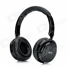 Hi-Fi Stereo Bass Bluetooth v2.1 Headphones w/ Microphone - Black Hi-Fi Stereo Bass Bluetooth v2.1 Headphones w/ Microphone - Black