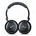 Hi-Fi Stereo Bass Bluetooth v2.1 Headphones w/ Microphone - Black Hi-Fi Stereo Bass Bluetooth v2.1 Headphones w/ Microphone - Black