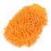 MH-M01 Double-Face Microfiber Wash Cleaning Mitt - Orange MH-M01 Double-Face Microfiber Wash Cleaning Mitt - Orange