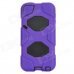 Robot Style Detachable Protective Plastic + PC Case for Ipod Touch 5 - Purple + Black Robot Style Detachable Protective Plastic + PC Case for Ipod Touch 5 - Purple + Black