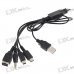 4-in-1 USB Charging Cable for NDS Lite/NDS/DSi/PSP