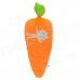 2543 Carrot Shaped PP Cotton Plush Throw Pillow - Orange (40cm-Length)