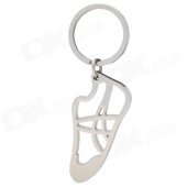 Sneakers Shaped Zinc Alloy Key Chain - Silver