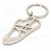 Sneakers Shaped Zinc Alloy Key Chain - Silver