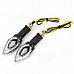 XDL001 Skeleton 16W 100lm 580nm 20-LED Yellow Light Motorcycle Turn Signals - Black (12V / 2PCS) XDL001 Skeleton 16W 100lm 580nm 20-LED Yellow Light Motorcycle Turn Signals - Black (12V / 2PCS)