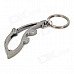 Cute Dolphin Shape Zinc Alloy Keychain - Silver Grey