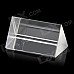 Optical Triple Triangular Glass Prism Spectrum - White