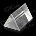 Optical Triple Triangular Glass Prism Spectrum - White
