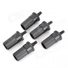 Car Cigarette Lighter Plastic Socket Set - Black (5V~48V / 5 PCS) Car Cigarette Lighter Plastic Socket Set - Black (5V~48V / 5 PCS)