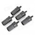 Car Cigarette Lighter Plastic Socket Set - Black (5V~48V / 5 PCS) Car Cigarette Lighter Plastic Socket Set - Black (5V~48V / 5 PCS)