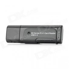 CR6800 USB 2.0 SD / MMC / Mini SD / Micro SD Card Reader - Black CR6800 USB 2.0 SD / MMC / Mini SD / Micro SD Card Reader - Black