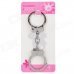 Stainless Steel Mini Handcuff Keychain