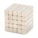 NH-125B DIY 4mm Square Neodymium Magnets - Silver (125 PCS) NH-125B DIY 4mm Square Neodymium Magnets - Silver (125 PCS)