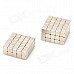 NH-125B DIY 4mm Square Neodymium Magnets - Silver (125 PCS) NH-125B DIY 4mm Square Neodymium Magnets - Silver (125 PCS)
