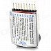 2-in-1 1~8S Lipo Battery Low Voltage Buzzer Alarm for RC Helicopter - White + Black 2-in-1 1~8S Lipo Battery Low Voltage Buzzer Alarm for RC Helicopter - White + Black