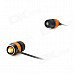D9 Aluminum Alloy Housing In-Ear Earphones - Black + Orange (3.5mm Plug / 125cm-Cable) D9 Aluminum Alloy Housing In-Ear Earphones - Black + Orange (3.5mm Plug / 125cm-Cable)
